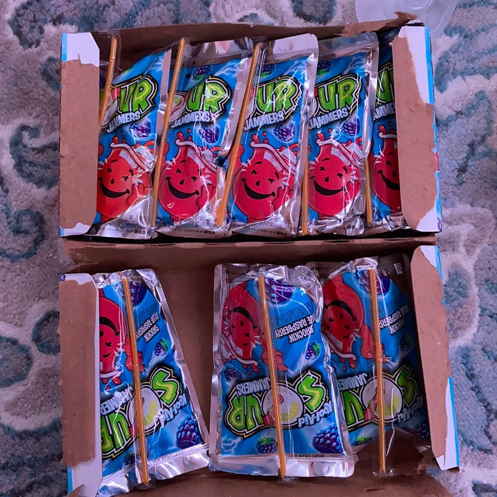 Limited edition Sour Kool Aid Jammers😁😁😁